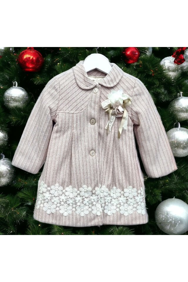 Rose Kız Bebek Hırkalı Elbise