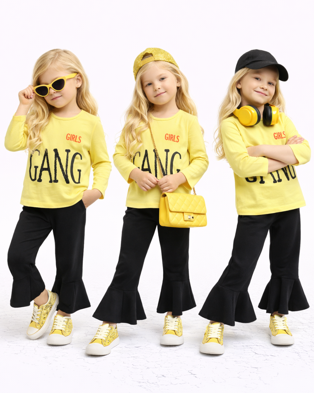 Popshops Kız Çocuk Spor Taytlı Takım