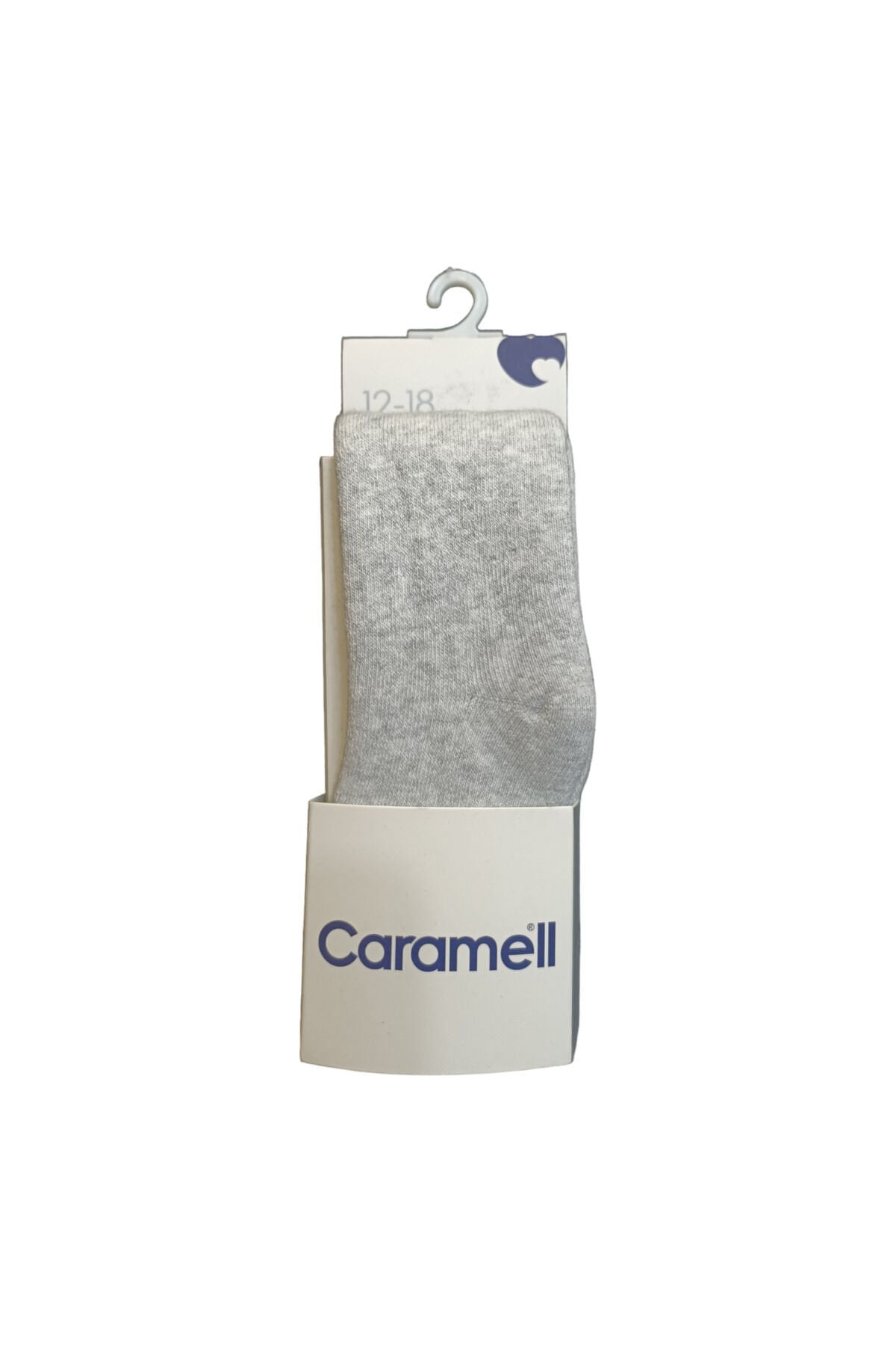 Caramell Unisex Bebek Kalın Havlu Çorap Gri - 12-18 Ay