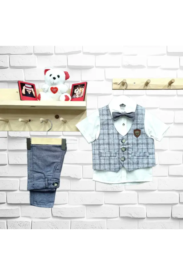 Babyboy Cepkenli Erkek Bebek Takım