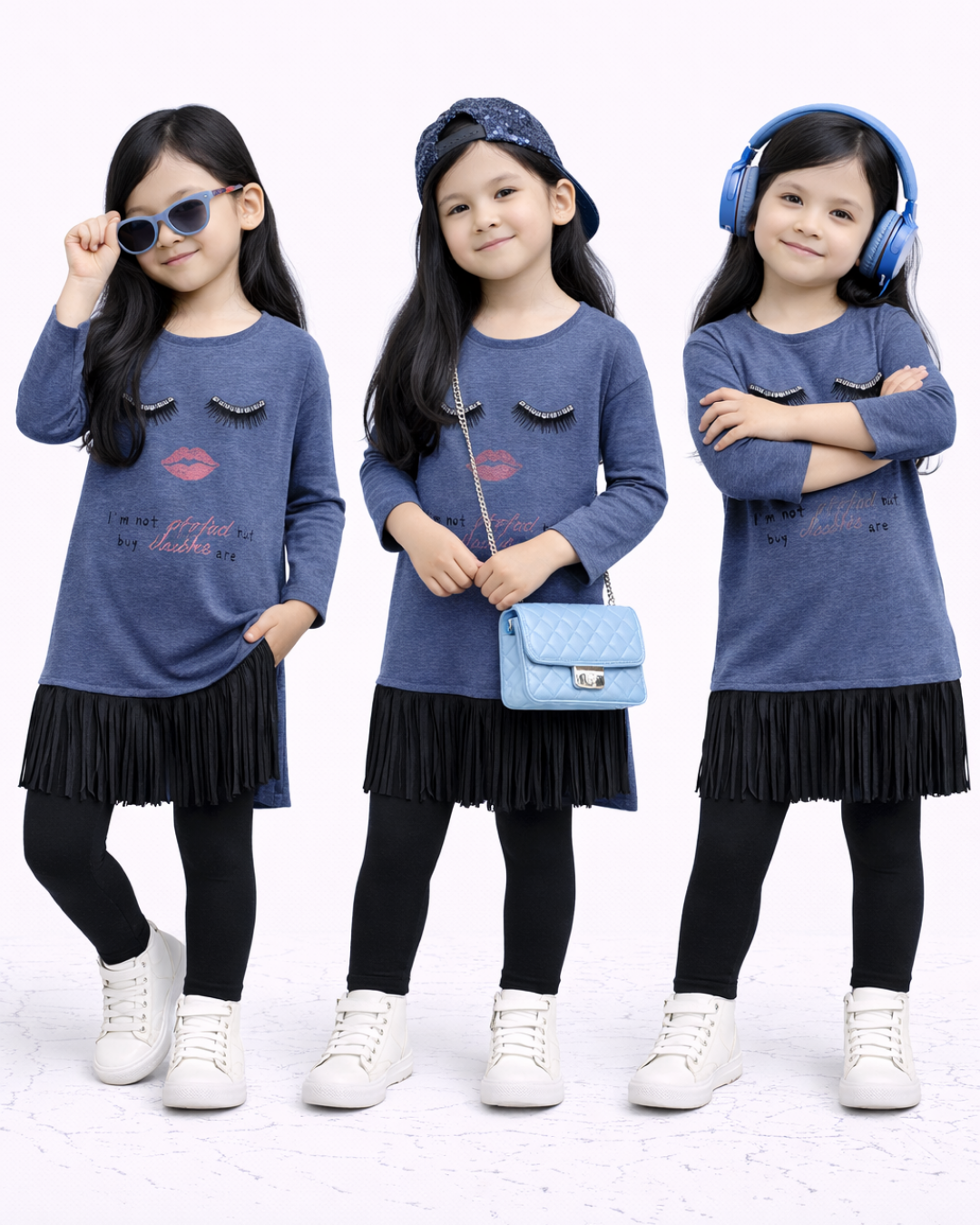 Via Kız Çocuk Spor Taytlı Takım