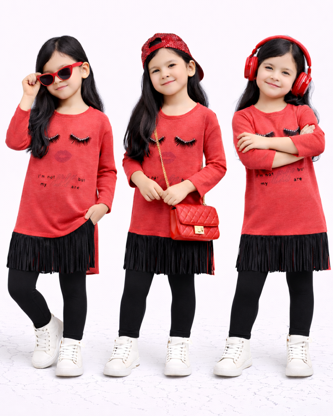 Via Kız Çocuk Spor Taytlı Takım