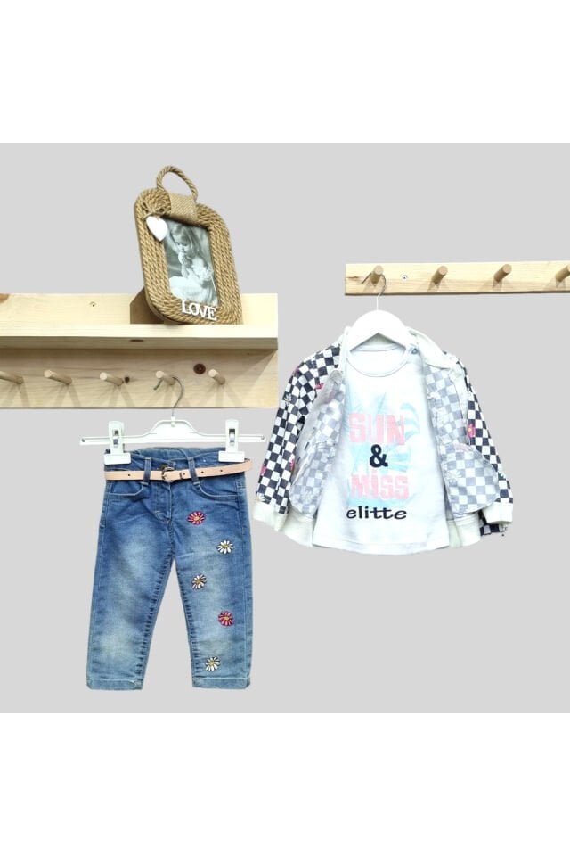 Miss Elitte Kız Bebek Ceketli Takım