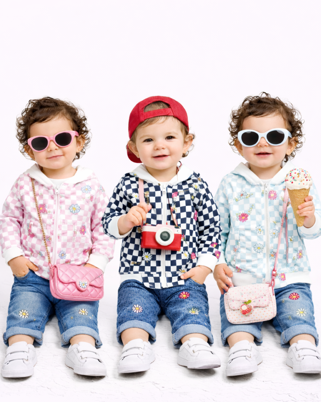 Miss Elitte Kız Bebek Ceketli Takım