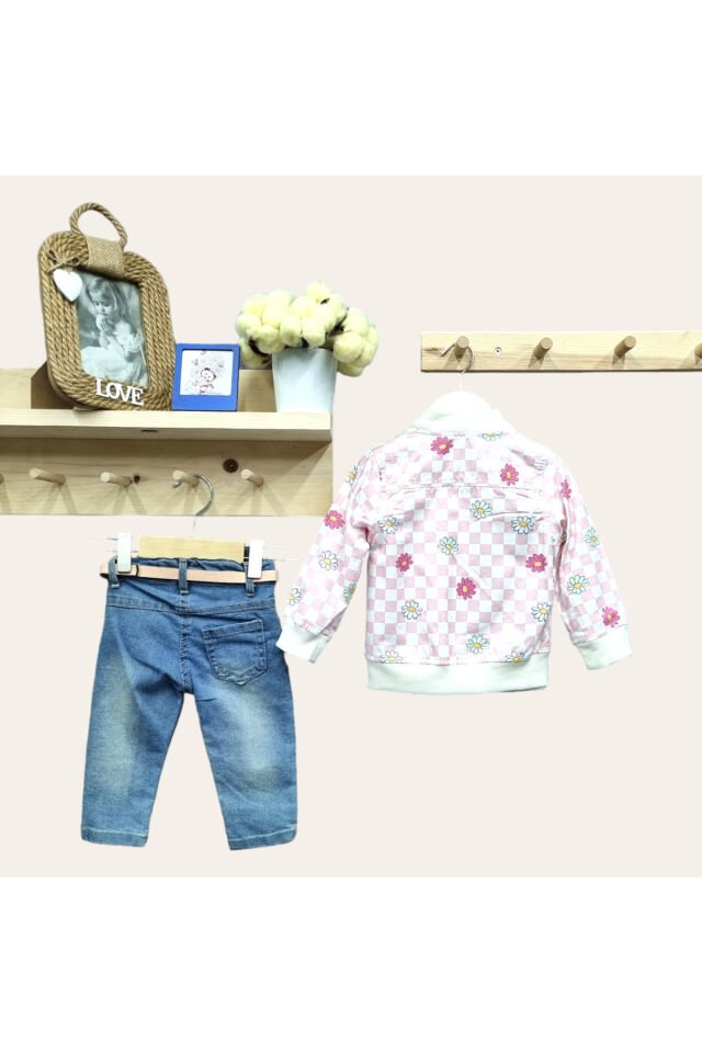 Miss Elitte Kız Bebek Ceketli Takım