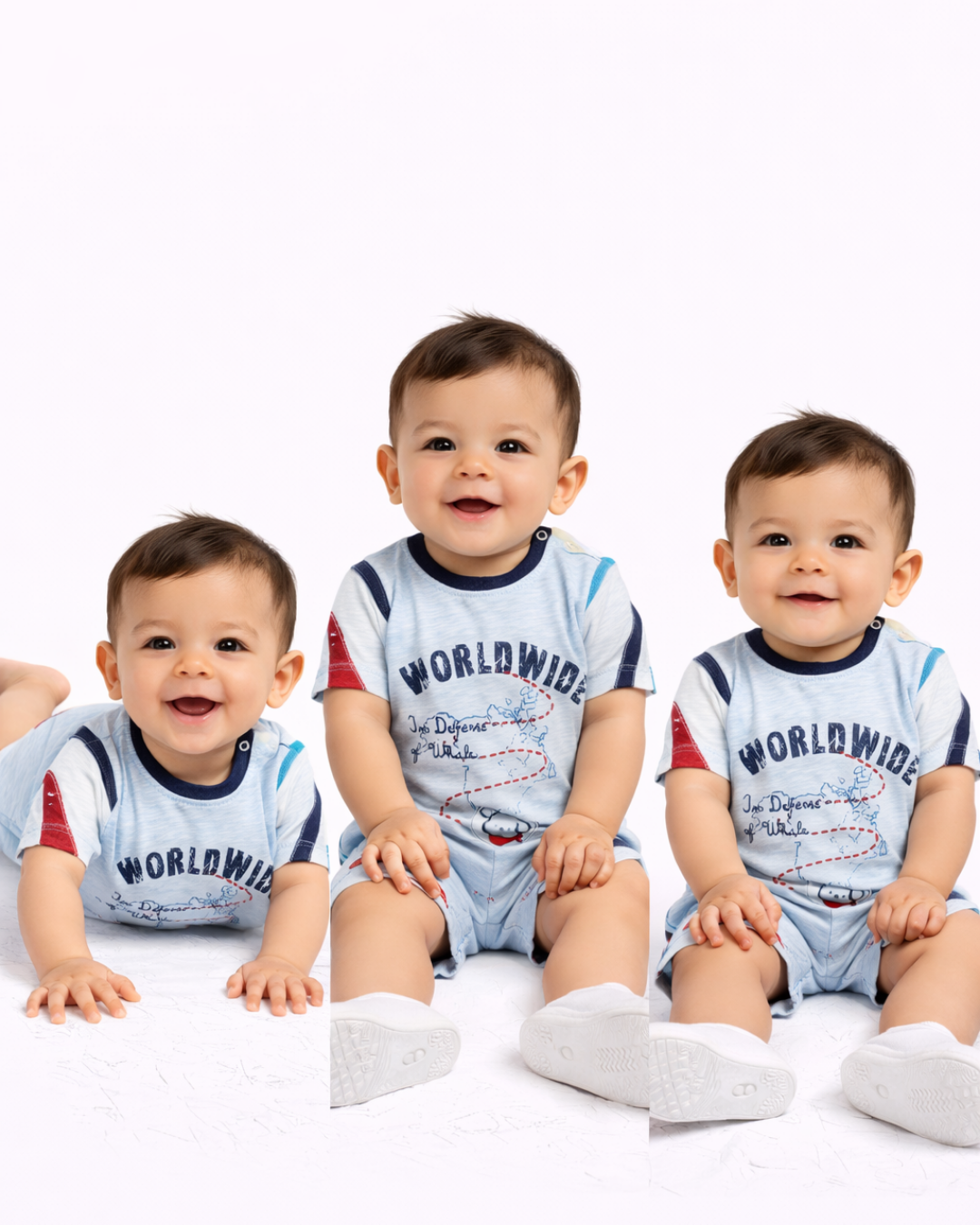 Erkek Bebek Yazlık Tulum