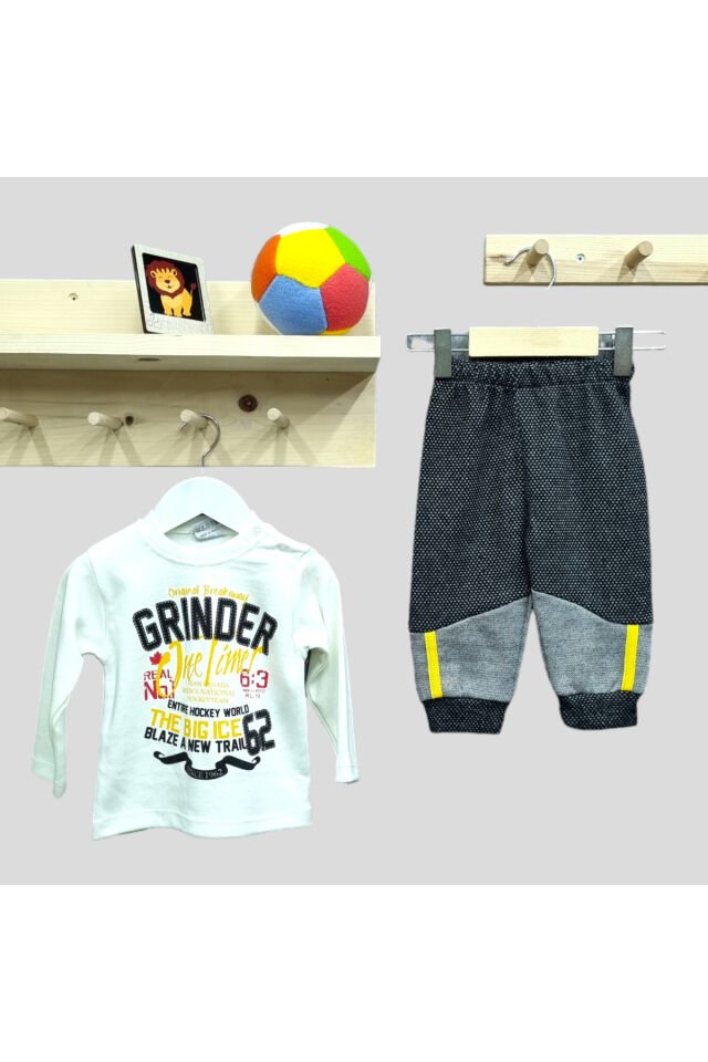 Babyboy Erkek Bebek Yelekli Takım