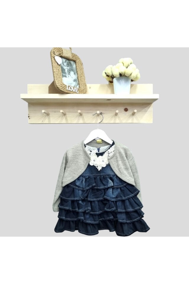 Miss Elitte Kız Bebek Bolerolu Kot Elbise