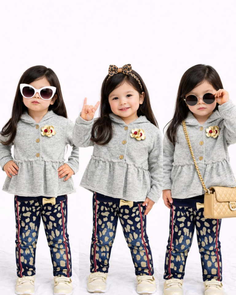 Babyrose Kız Bebek Hırkalı Takım