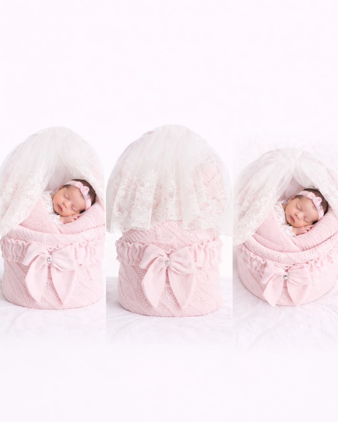 Nipperland Kız Bebek Saç Örgülü Tüllü Kundak