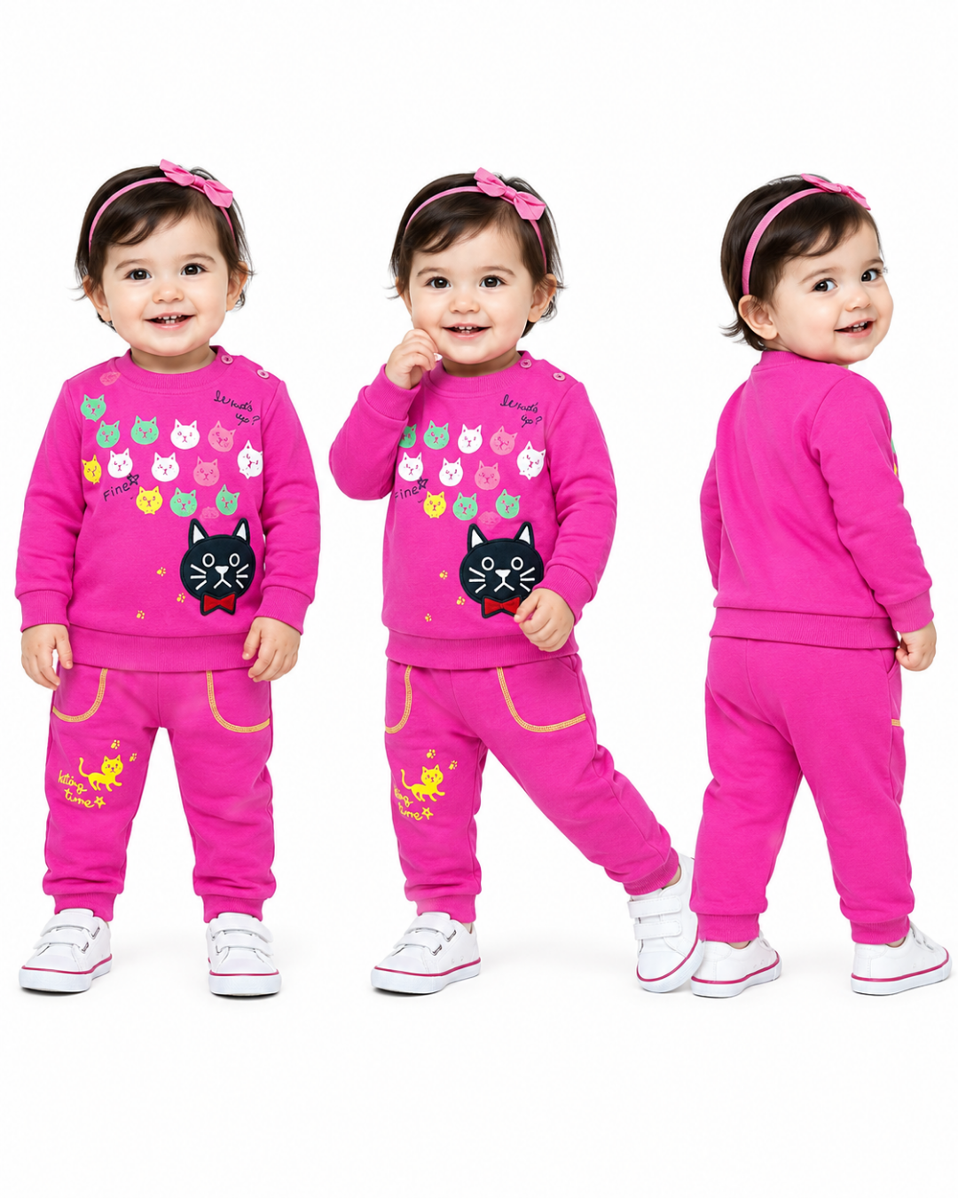 Ninolindo Kız Bebek Spor Eşofman Takım