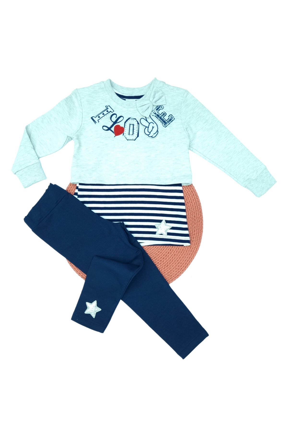 Pelops Kız Bebek Spor Eşofman Takım