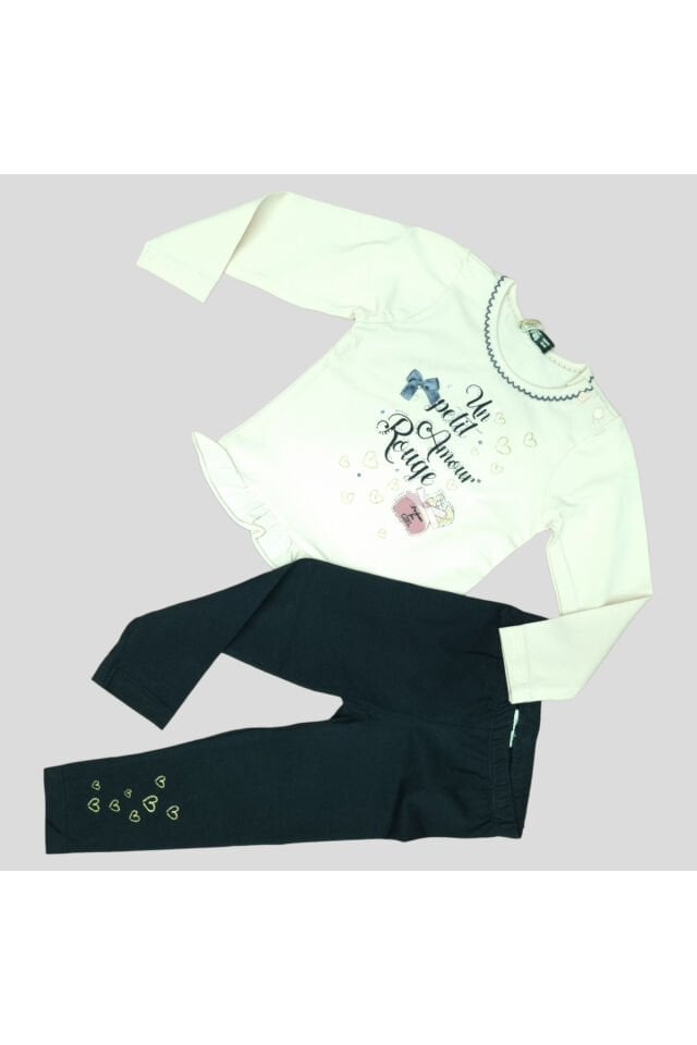 Sani Kız Bebek Spor Taytlı Takım