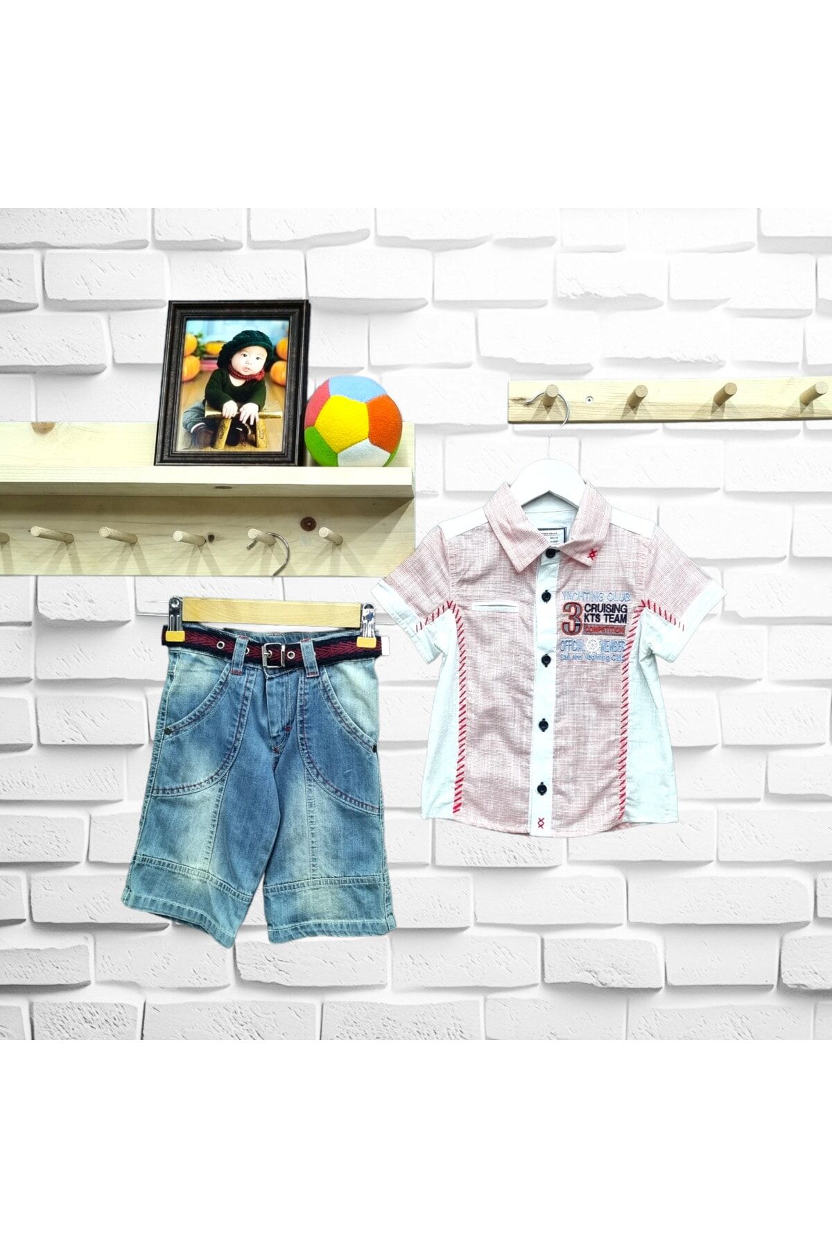 Erkek Bebek Şortlu Takım