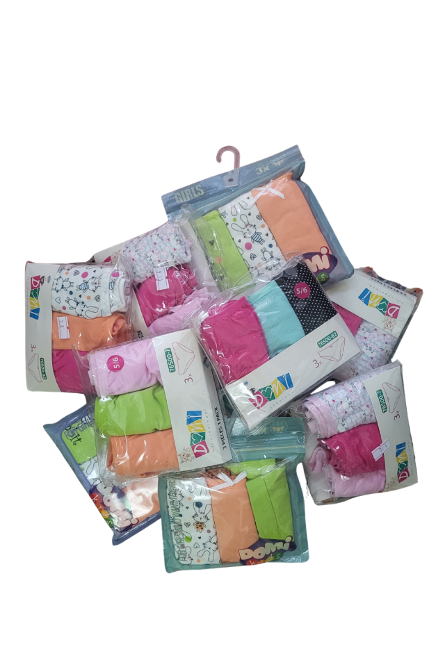 Domi Kız Çocuk Üçlü Külot Set
