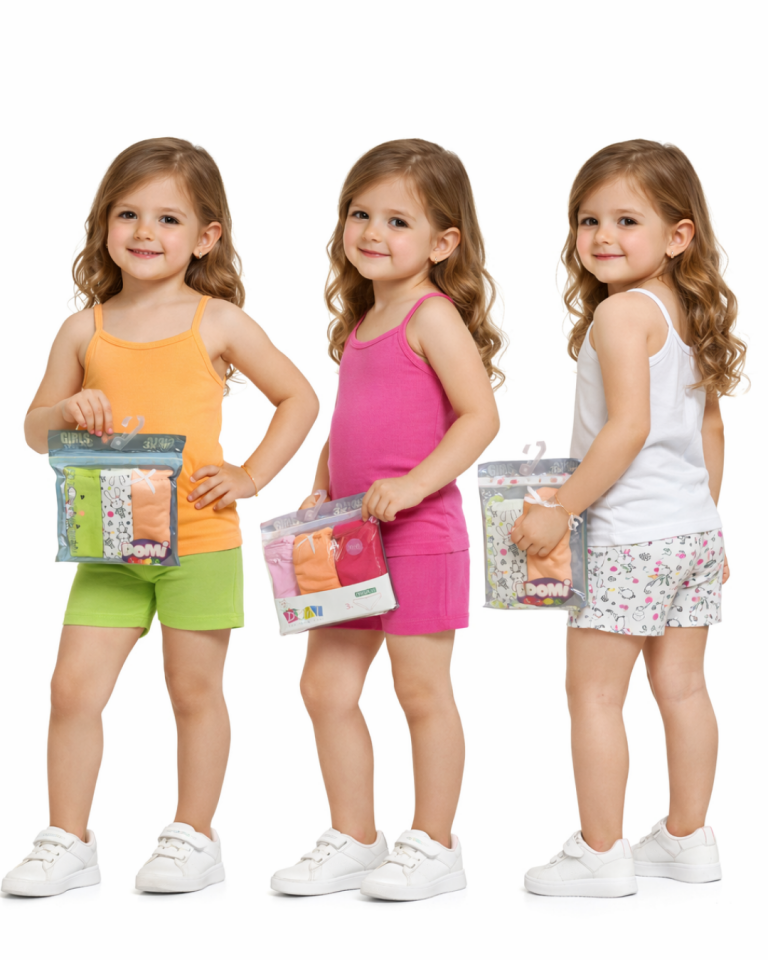 Domi Kız Çocuk Üçlü Külot Set