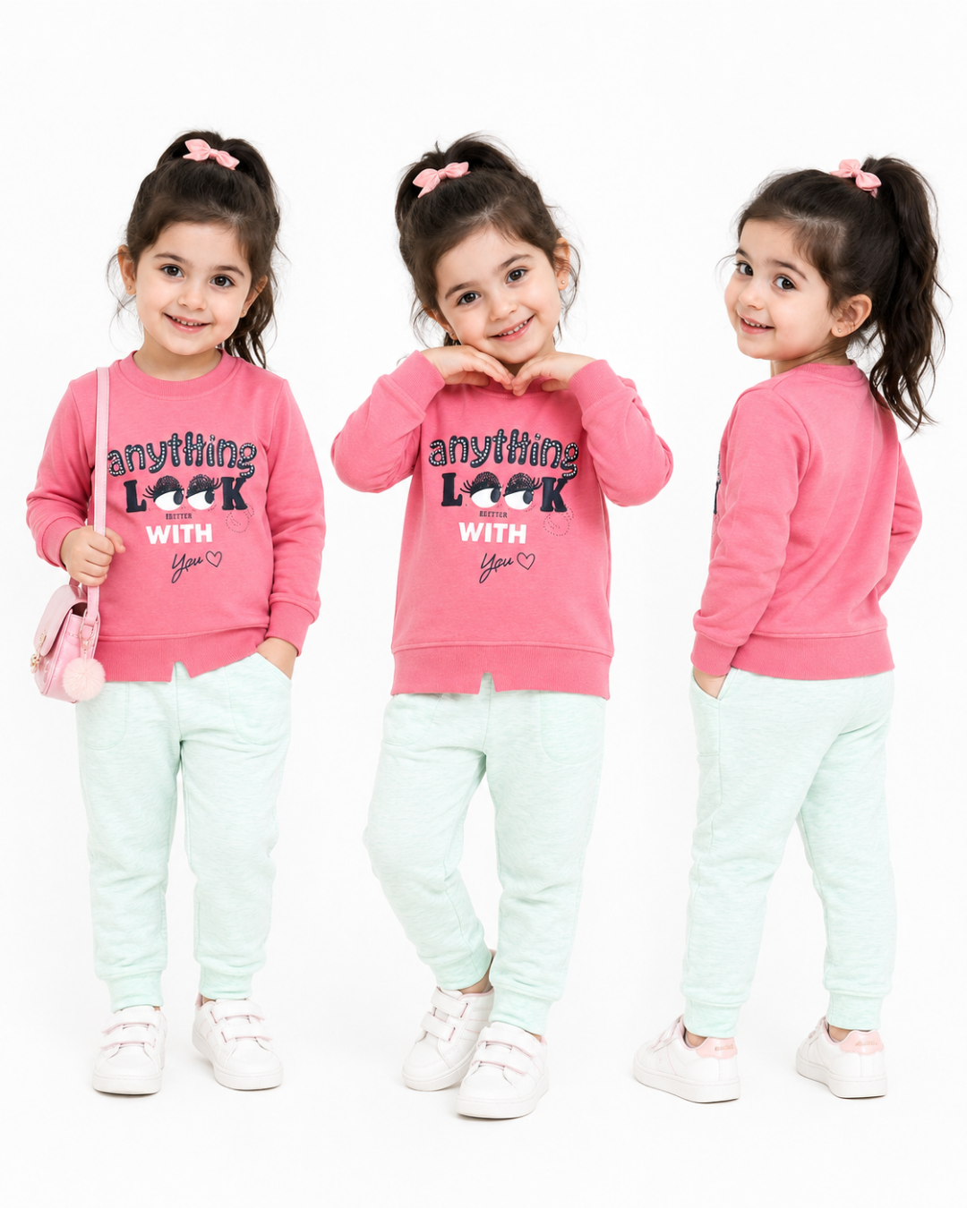Pelops Kız Bebek Spor Eşofman Takım