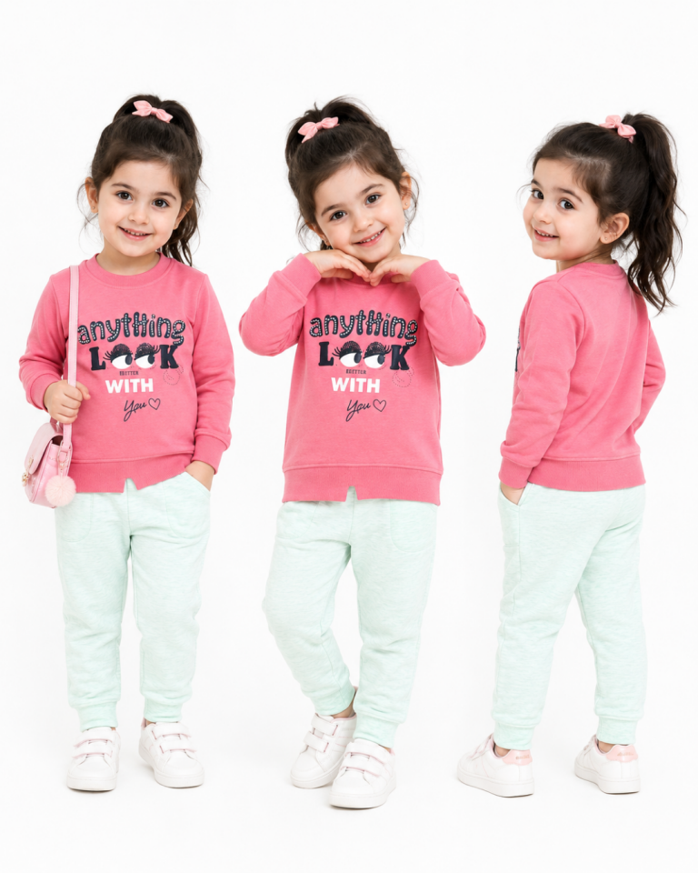 Pelops Kız Bebek Spor Eşofman Takım