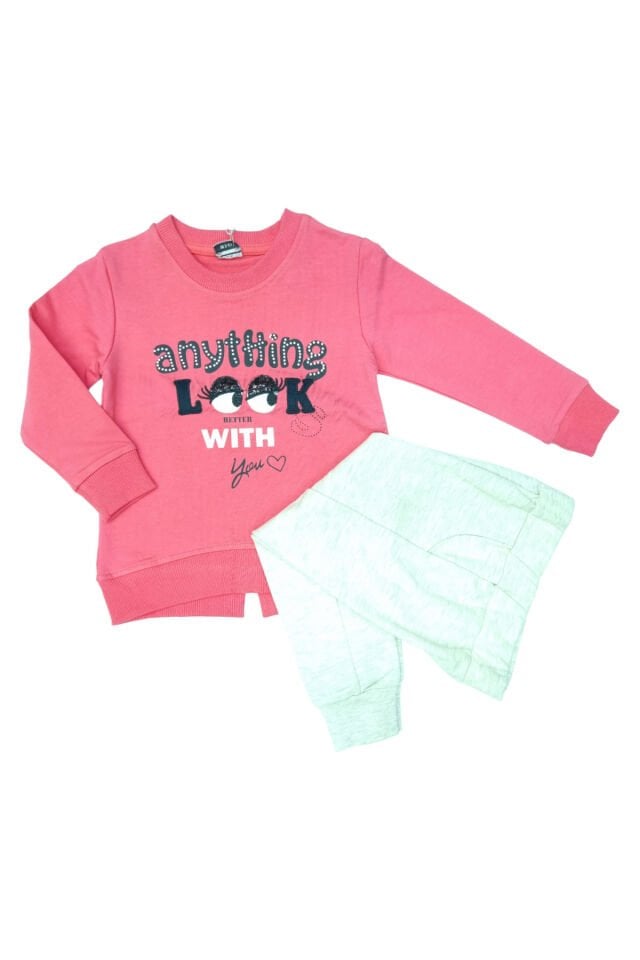 Pelops Kız Bebek Spor Eşofman Takım