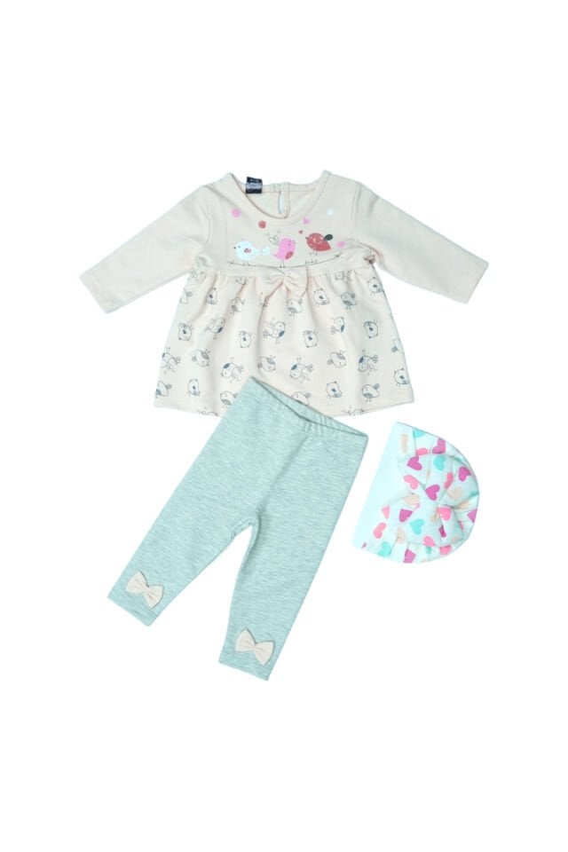 Pelops Kız Bebek Spor Taytlı Takım