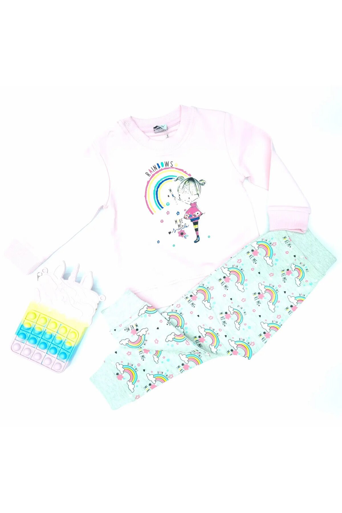 Pelops Kız Bebek Spor Eşofman Takım