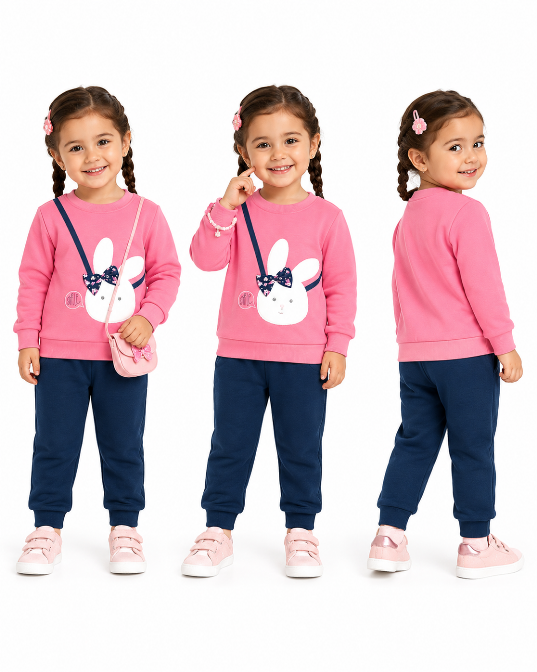 Pelops Kız Bebek Spor Eşofman Takım