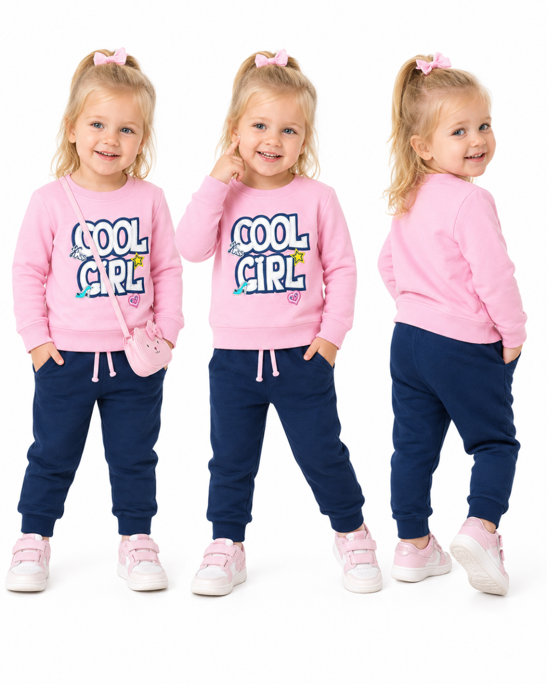 Pelops Kız Bebek Spor Eşofman Takım
