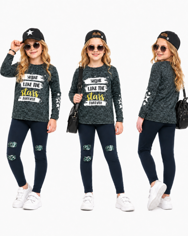 Pelops Kız Çocuk Spor Taytlı Takım