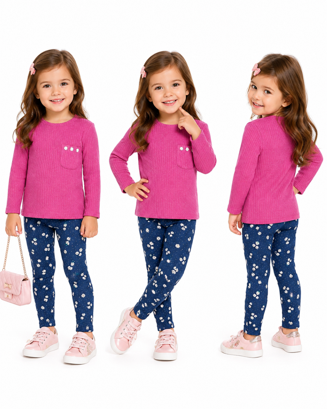 Via Kız Bebek Spor Taytlı Takım