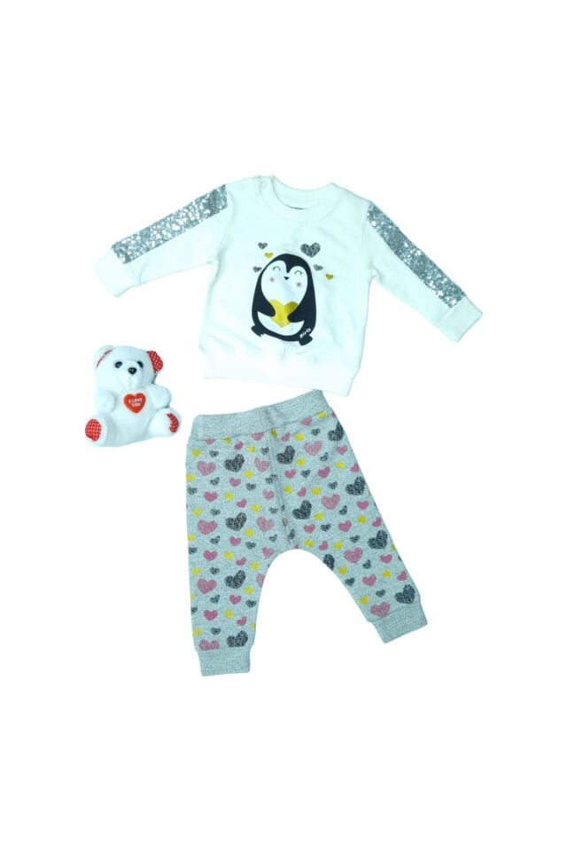 Pelops Kız Bebek Spor Eşofman Takım