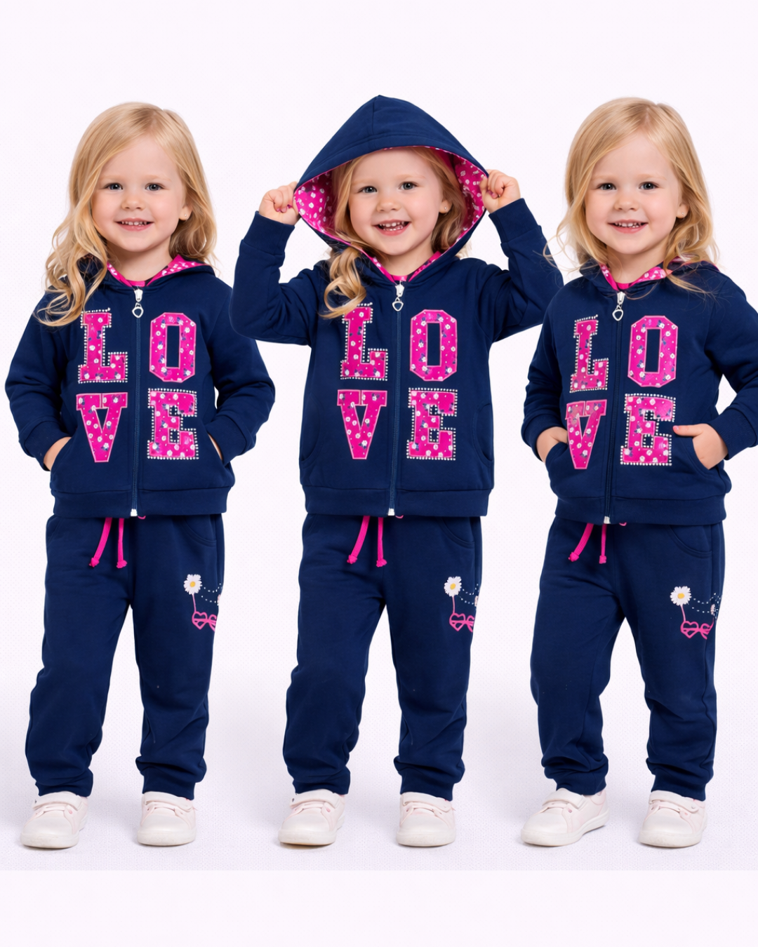 Pelops Kız Bebek Spor Eşofman Takım