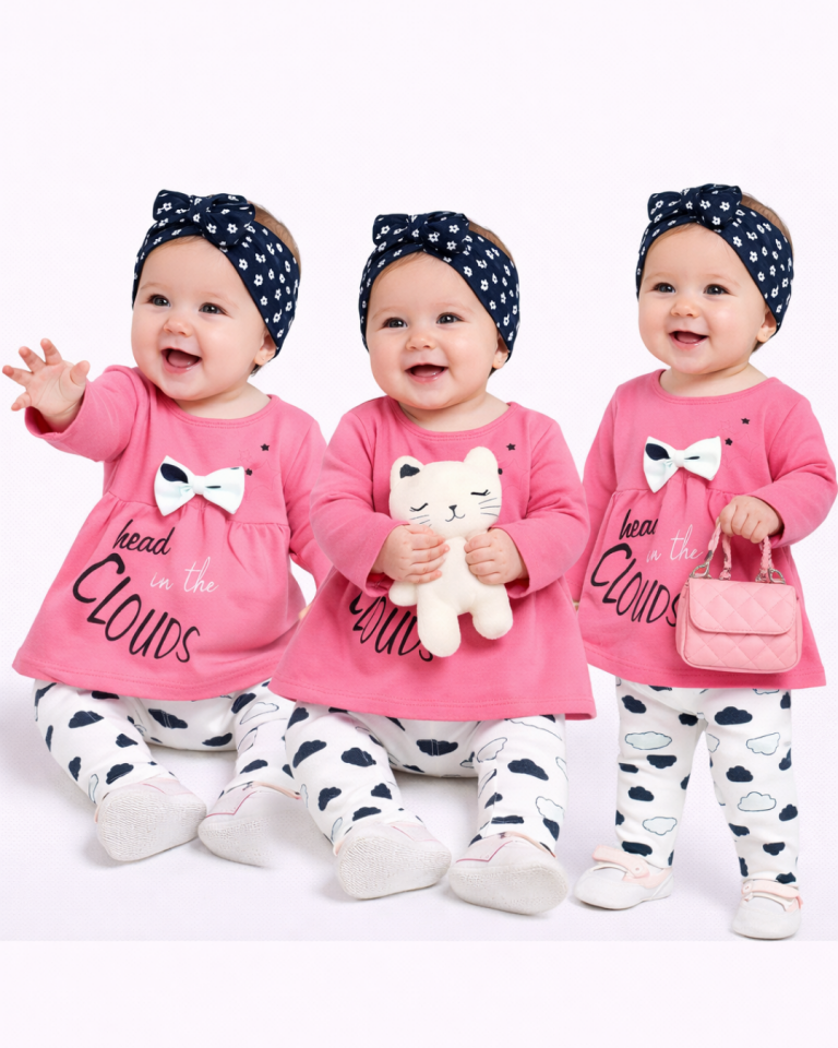 Pelops Kız Bebek Spor Taytlı Takım