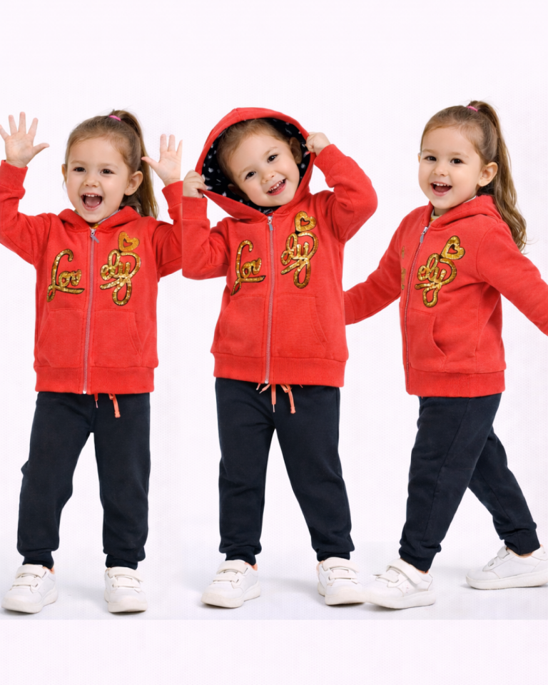 Pelops Kız Bebek Spor Eşofman Takım