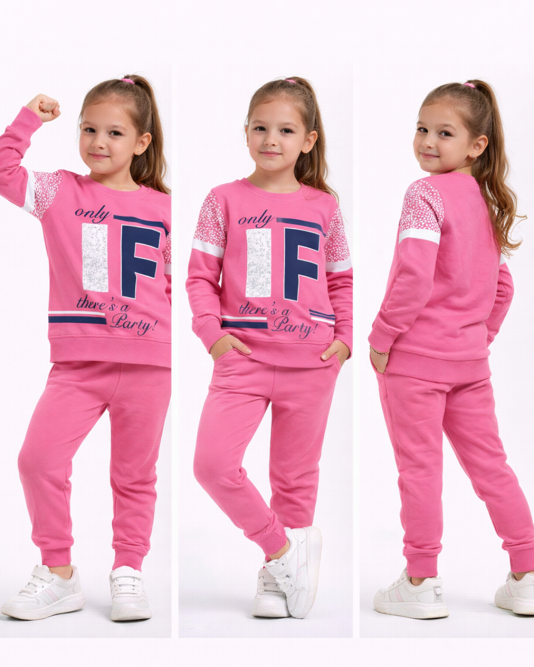 Pelops Kız Çocuk Spor Eşofman Takım