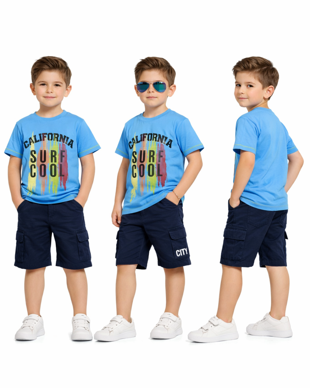 Pelops California Baskılı Çocuk Tshirt