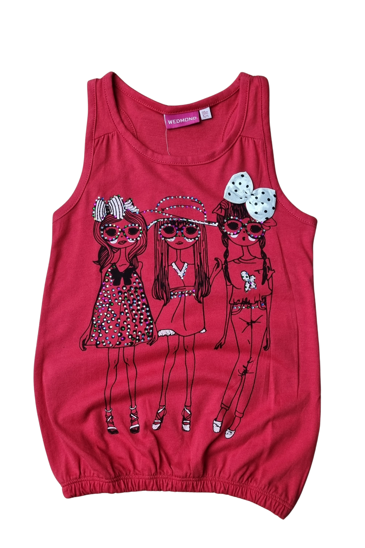 Wedmond Kız Çocuk Kalın Askılı Tshirt