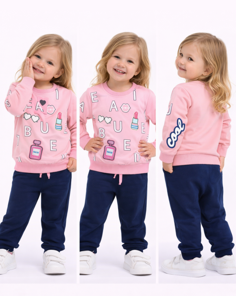 Pelops Kız Bebek Spor Eşofman Takım