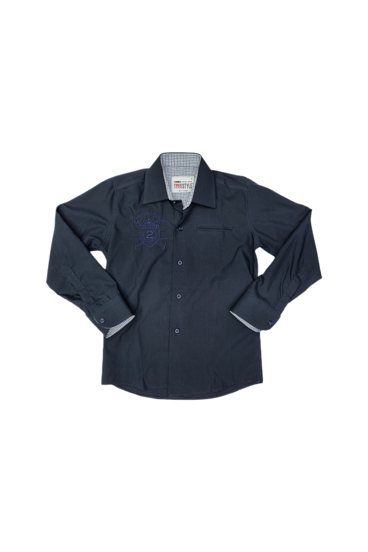 Freestyle Erkek Çocuk Uzun Kol Siyah Gömlek