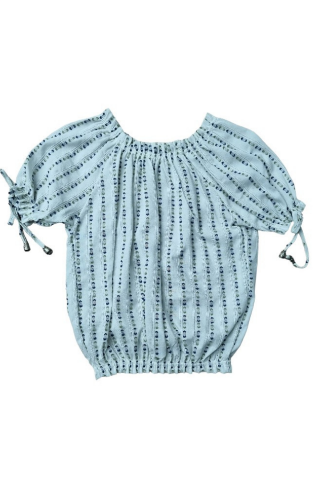 Cuento Genç Kız Kol ve Belden Büzgülü Bluz