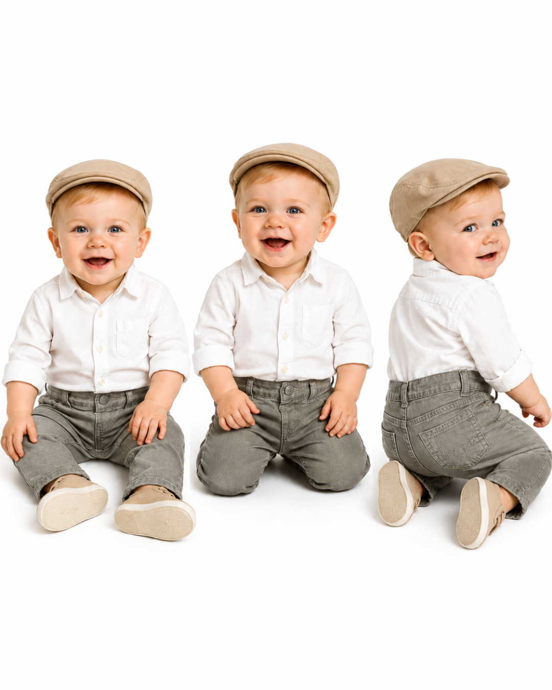 EH Unisex Keten Bebek Pantolon