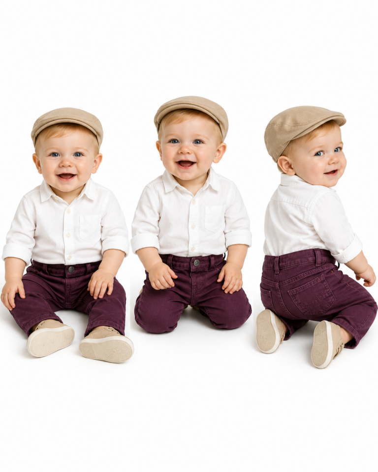 EH Unisex Keten Bebek Pantolon