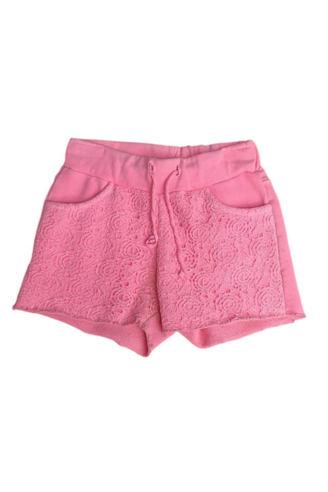 Dmb Kız Çocuk Cepli Yazlık Şort Pembe - 6-7 Yaş