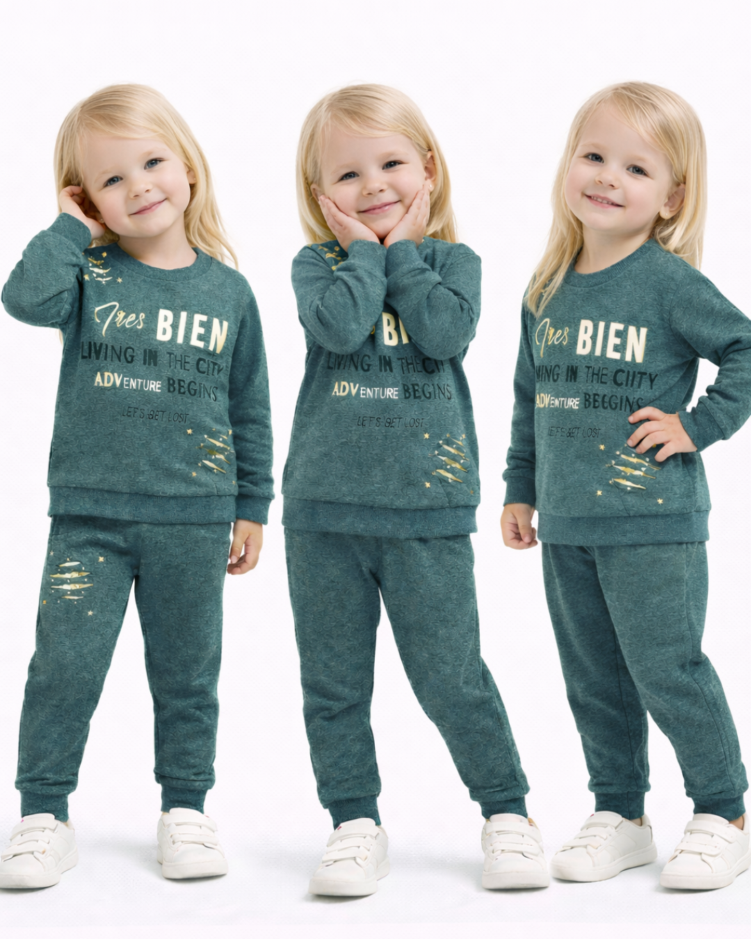 Sani Kız Bebek Spor Eşofman Takım