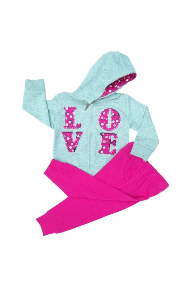 Pelops Kız Bebek Spor Eşofman Takım