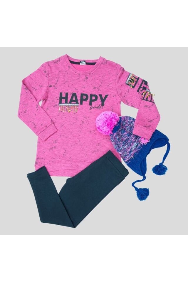 Pelops Kız Çocuk Spor Taytlı Takım