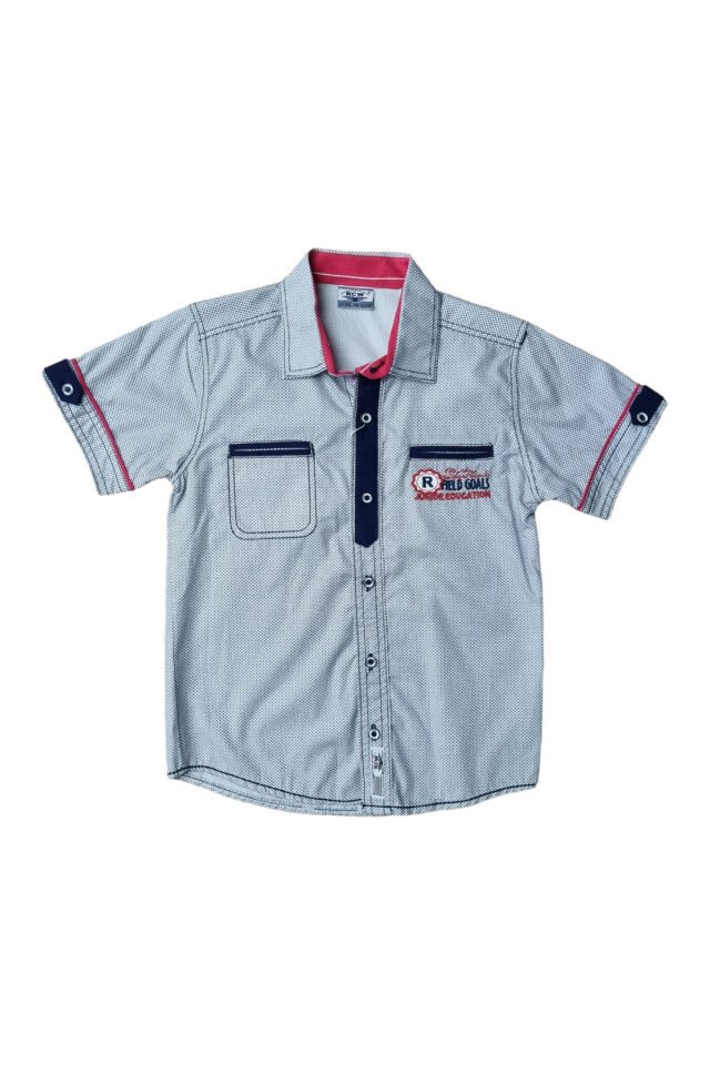 RCW Erkek Çocuk Desenli Yazlık Gömlek