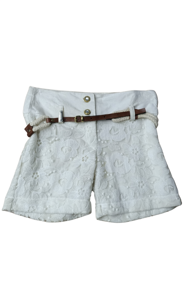 Hmms Kız Çocuk Kemer Detaylı Şort