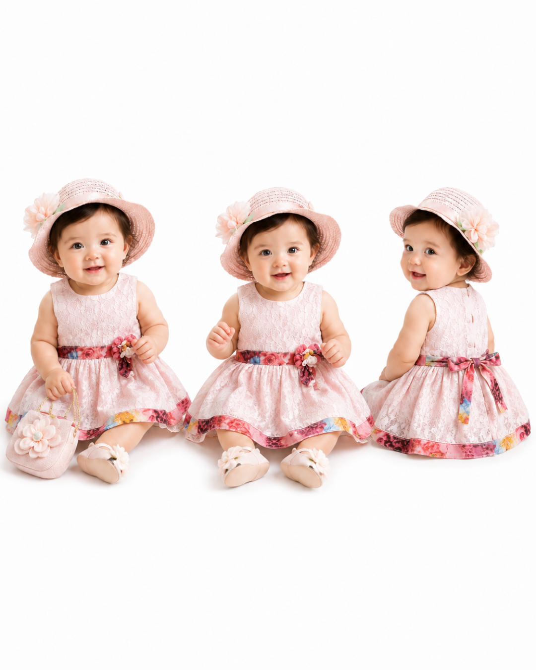 Hmms Kız Bebek Yazlık Elbise