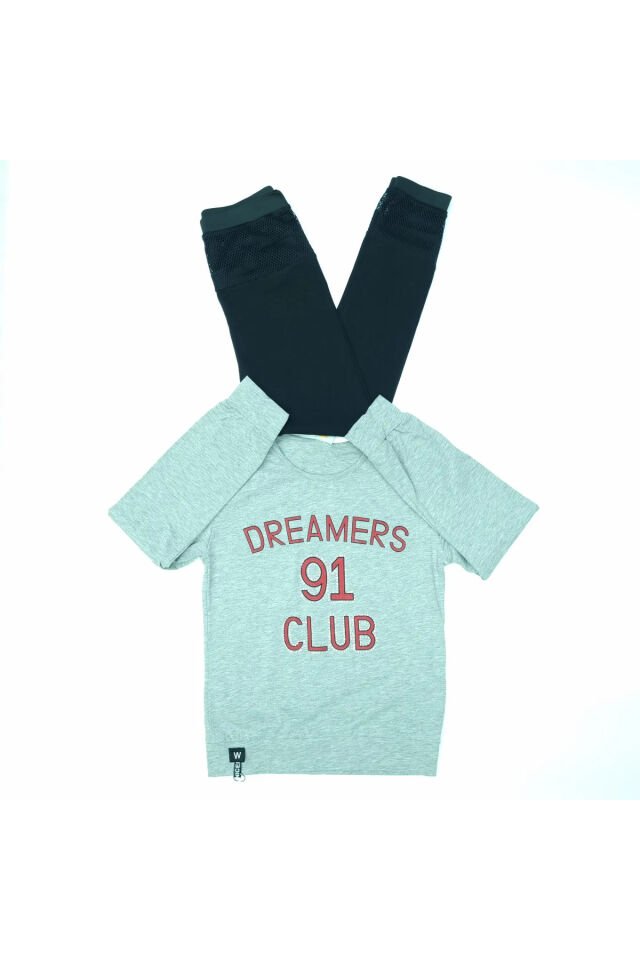 Popshops Kız Çocuk Spor Taytlı Takım