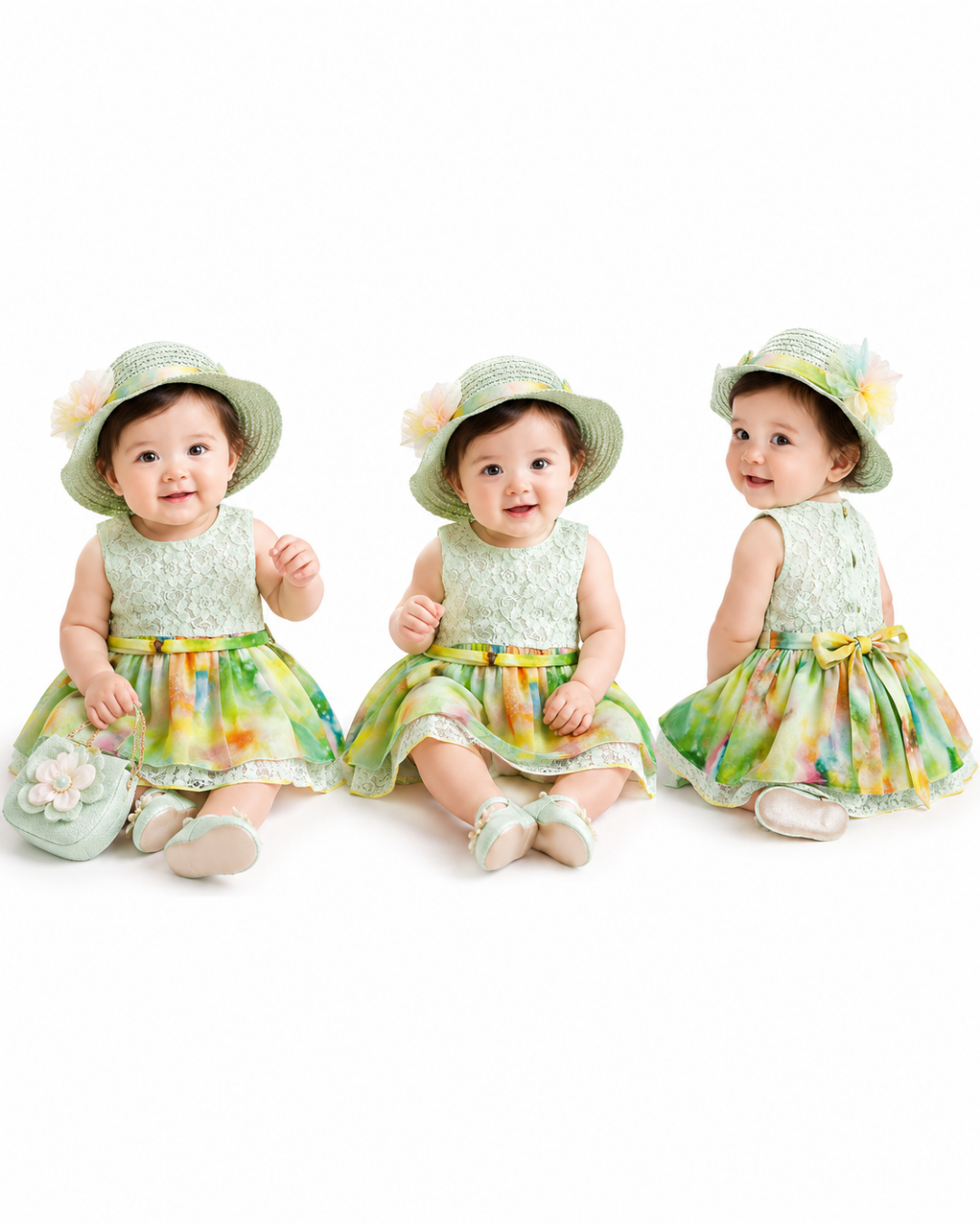 Hmms Kız Bebek Yazlık Elbise